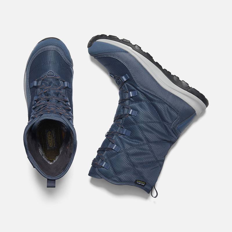 Keen Terradora II Waterproof Winterstiefel Damen DE-14605 Midnight Navy/Pewter - Keen Damenschuhe Bl